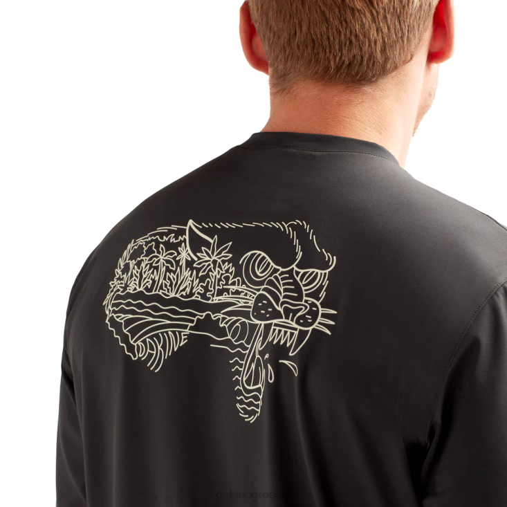 γρ Dakine άνδρες αποστολή χαλαρή εφαρμογή με μακριά μανίκια rashguard πλήρωμα μαύρος 4D06T244 είδη ένδυσης