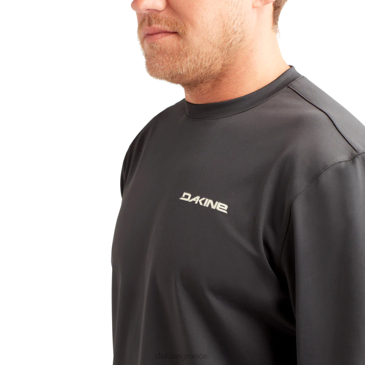 γρ Dakine άνδρες αποστολή χαλαρή εφαρμογή με μακριά μανίκια rashguard πλήρωμα μαύρος 4D06T244 είδη ένδυσης