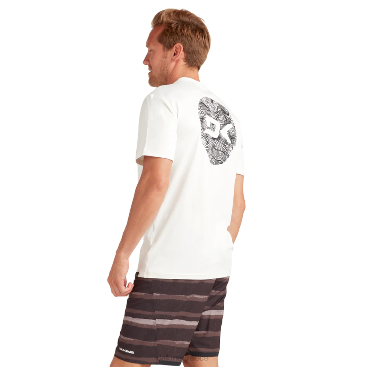 γρ Dakine άνδρες αποστολή χαλαρή εφαρμογή κοντομάνικο rashguard πλήρωμα σερφάρετε λευκό 4D06T245 είδη ένδυσης