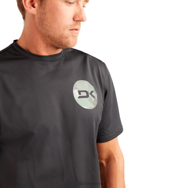 γρ Dakine άνδρες αποστολή χαλαρή εφαρμογή κοντομάνικο rashguard πλήρωμα μαύρο/κορυφαίο camo 4D06T247 είδη ένδυσης