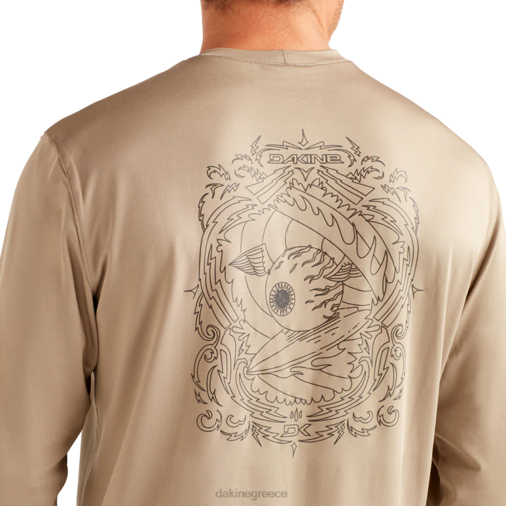 γρ Dakine άνδρες αποστολή χαλαρή εφαρμογή με μακριά μανίκια rashguard πλήρωμα terra khaki 4D06T243 είδη ένδυσης