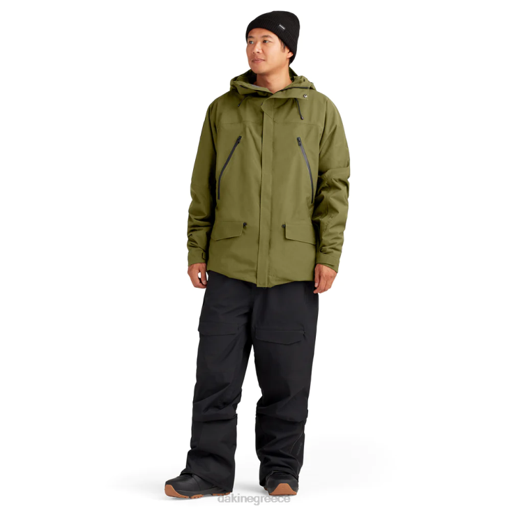 γρ Dakine άνδρες μπουφάν 20k με μόνωση γήινο πράσινο 4D06T19 είδη ένδυσης
