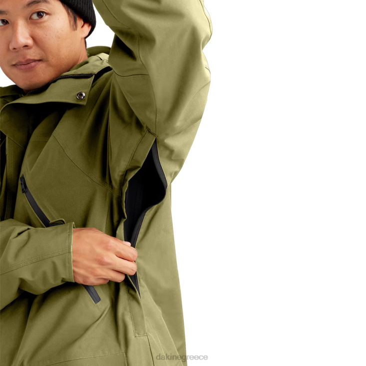 γρ Dakine άνδρες μπουφάν 20k με μόνωση γήινο πράσινο 4D06T19 είδη ένδυσης