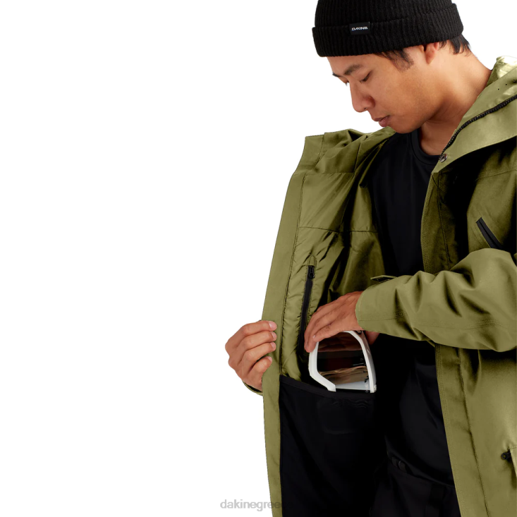 γρ Dakine άνδρες μπουφάν 20k με μόνωση γήινο πράσινο 4D06T19 είδη ένδυσης