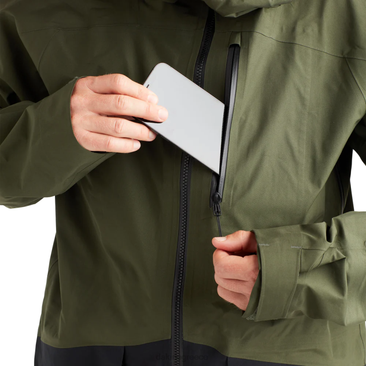 γρ Dakine άνδρες Μπουφάν stoker gore-tex 3l πράσινο τύρφη 4D06T4 είδη ένδυσης