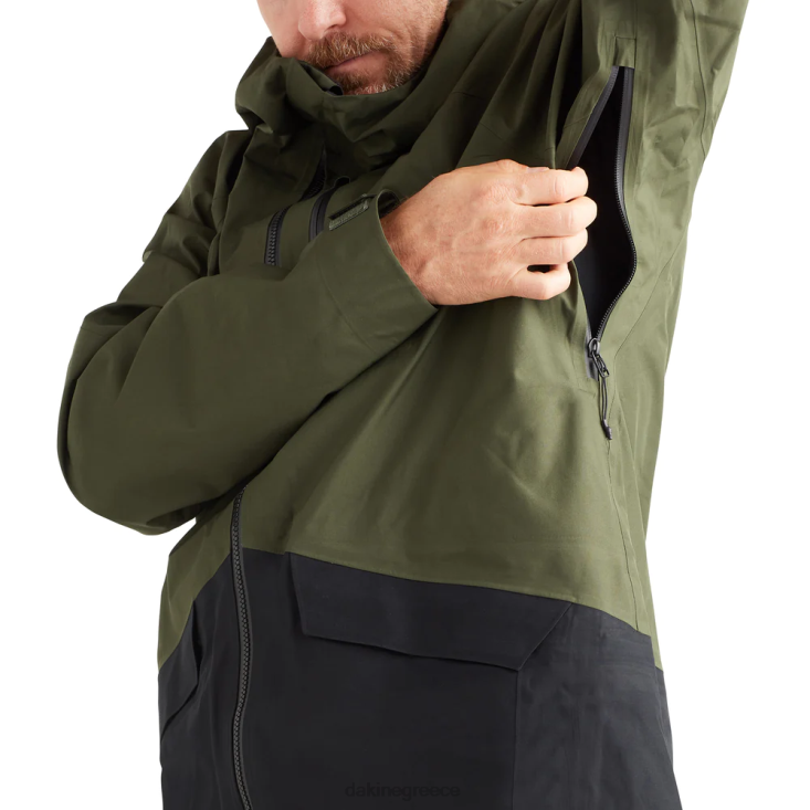 γρ Dakine άνδρες Μπουφάν stoker gore-tex 3l πράσινο τύρφη 4D06T4 είδη ένδυσης
