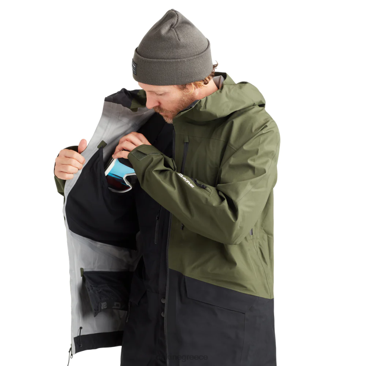γρ Dakine άνδρες Μπουφάν stoker gore-tex 3l πράσινο τύρφη 4D06T4 είδη ένδυσης