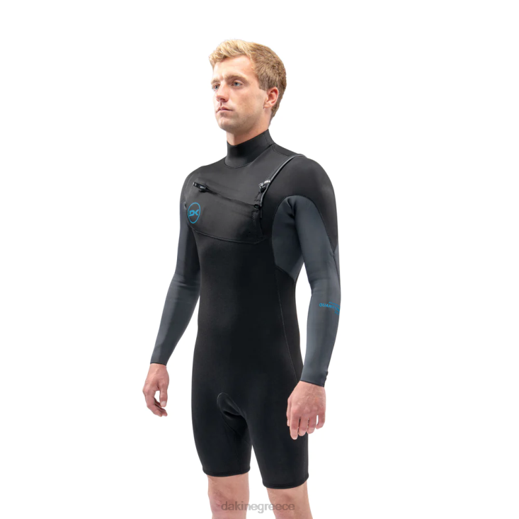 γρ Dakine άνδρες κβαντικό φερμουάρ στο στήθος μακρυμάνικο κοντό φόρμα 2/2mm f/l μαύρο/γκρι 4D06T103 είδη ένδυσης