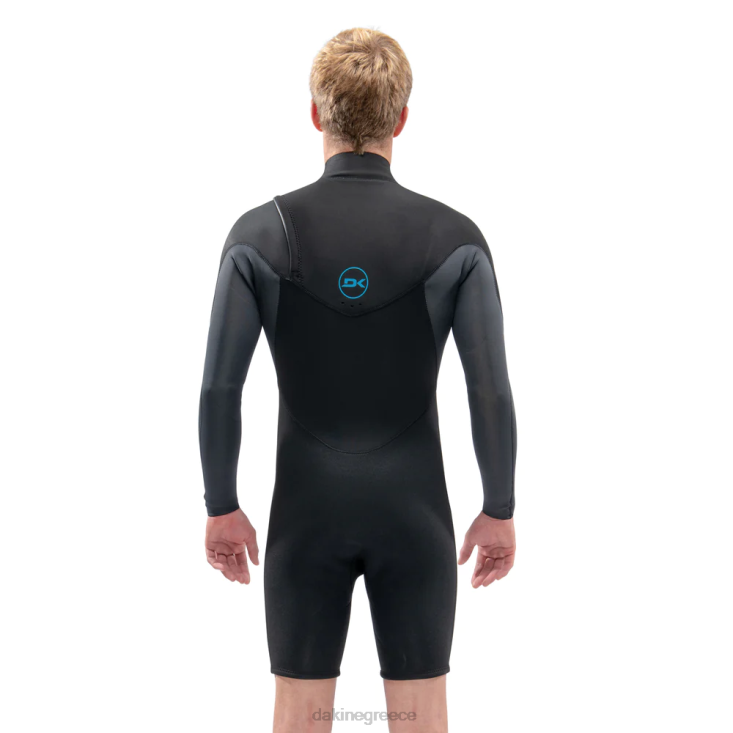 γρ Dakine άνδρες κβαντικό φερμουάρ στο στήθος μακρυμάνικο κοντό φόρμα 2/2mm f/l μαύρο/γκρι 4D06T103 είδη ένδυσης