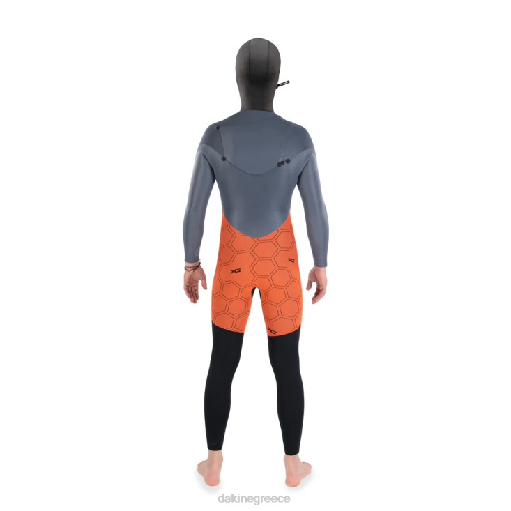 γρ Dakine άνδρες Κβαντικό φερμουάρ στήθους με κουκούλα 5/4/3mm μαύρο/γκρι 4D06T109 είδη ένδυσης